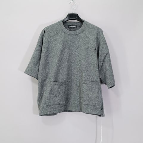 【mastermindJAPAN】 INTARSIA SS KNIT SWETER  GRAY