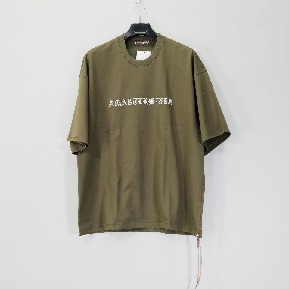 LAST1 L 【mastermindJAPAN】 REFLECTIVE SKULL TEE  OLIVE