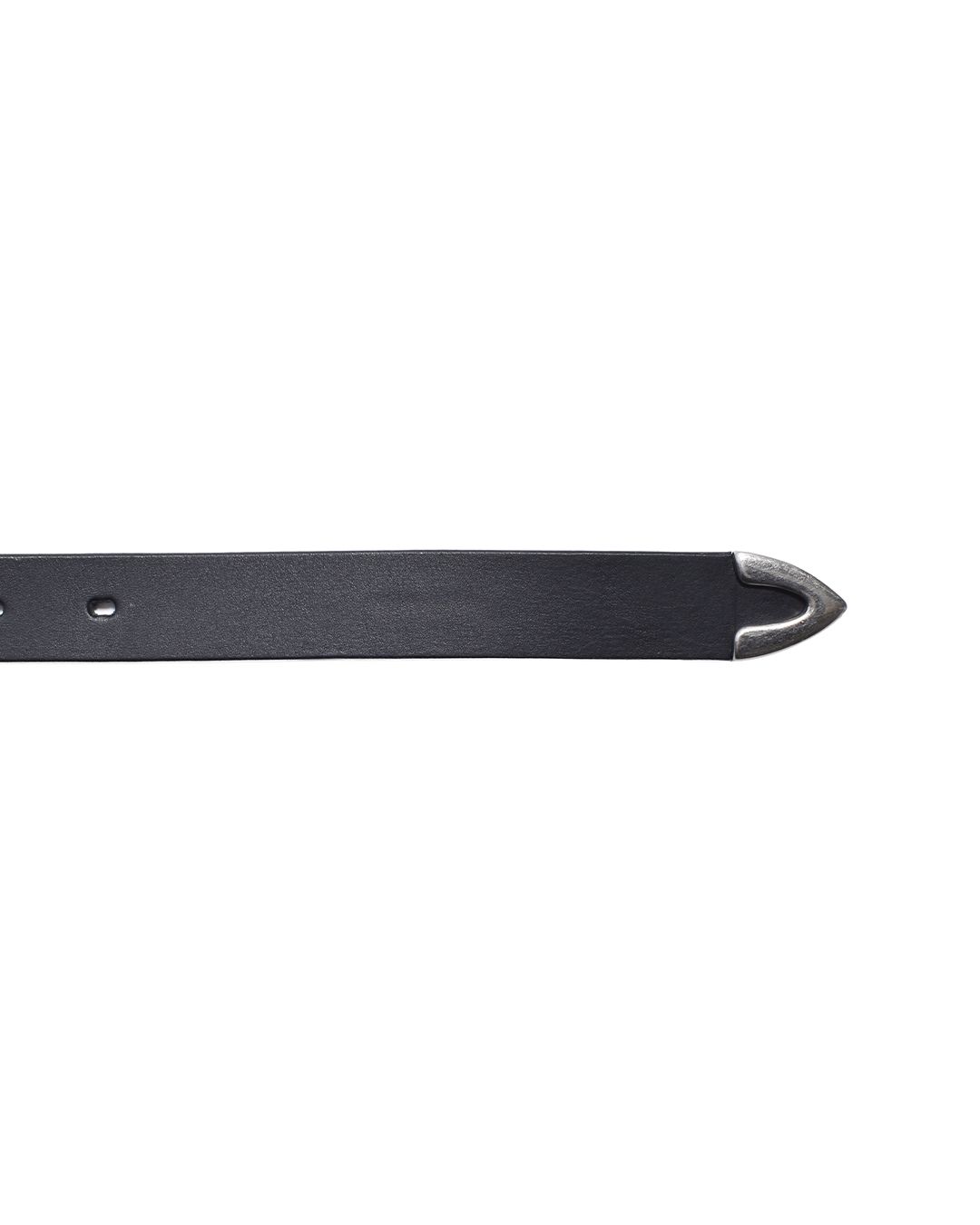 Leather Long Western Belt Belt BLACK