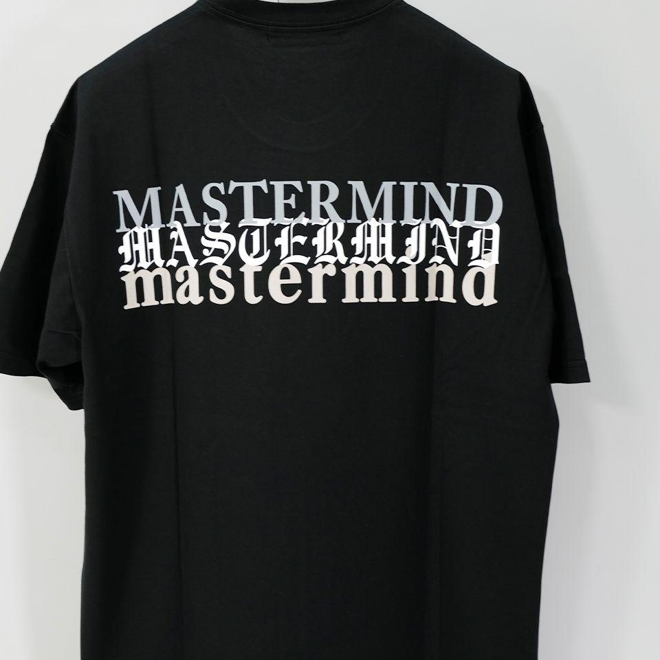 mastermind JAPAN - 【MASTERMIND WORLD】 TRIPLE LOGO TEE BLACK | River