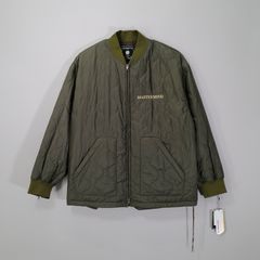 【MASTERMIND WORLD】 QUILTED JACKET  OLIVE