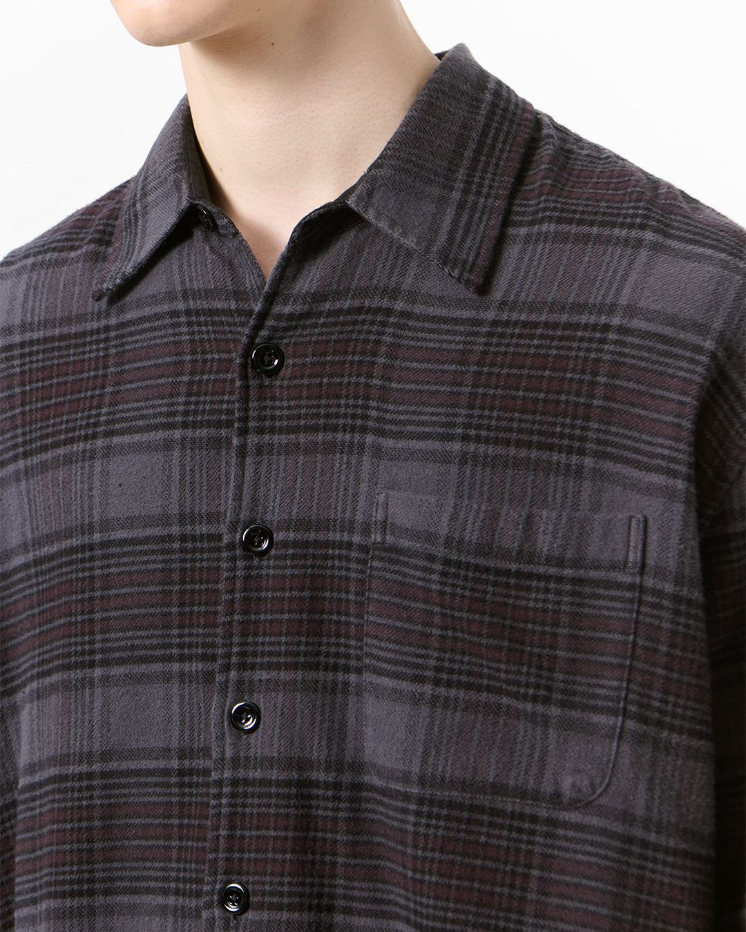 ABOVE SHIRT  Faded Nocturne Check Flannel
