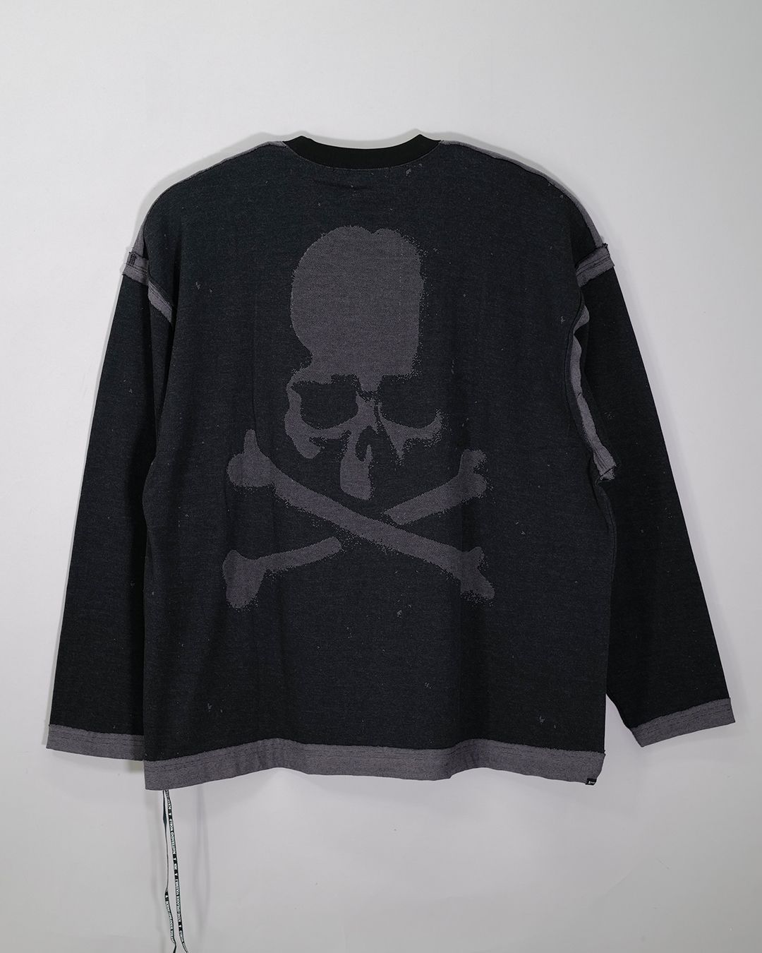 【MASTERMIND WORLD】 CUT-OFF LS TEE  BLACK