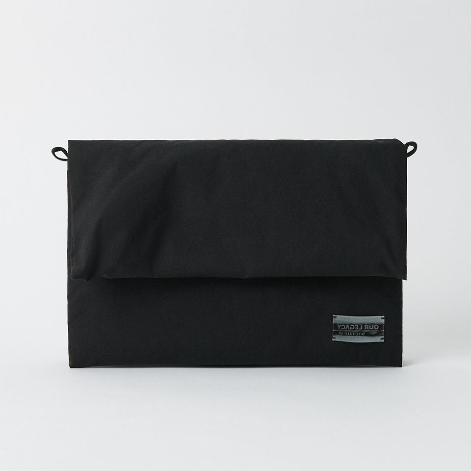 OUR LEGACY - NECESSITY BAG Static Black Popyrus Poly | River