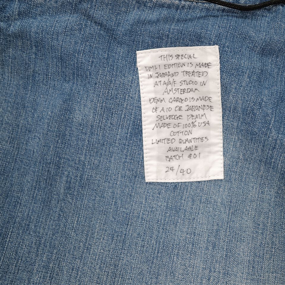 【Last1 XL】 DM1-1 Denim Cargo [CUSTOMISED] Light Indigo