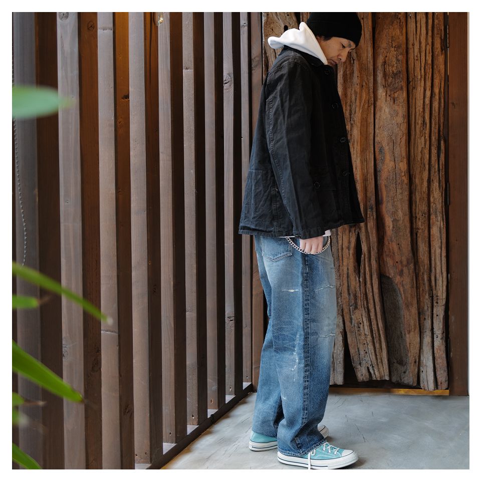 SEQUEL - 【Last1 S】 SQ-23AW-PT-06 FRAGMENT x SEQUEL DAMAGE DENIM 