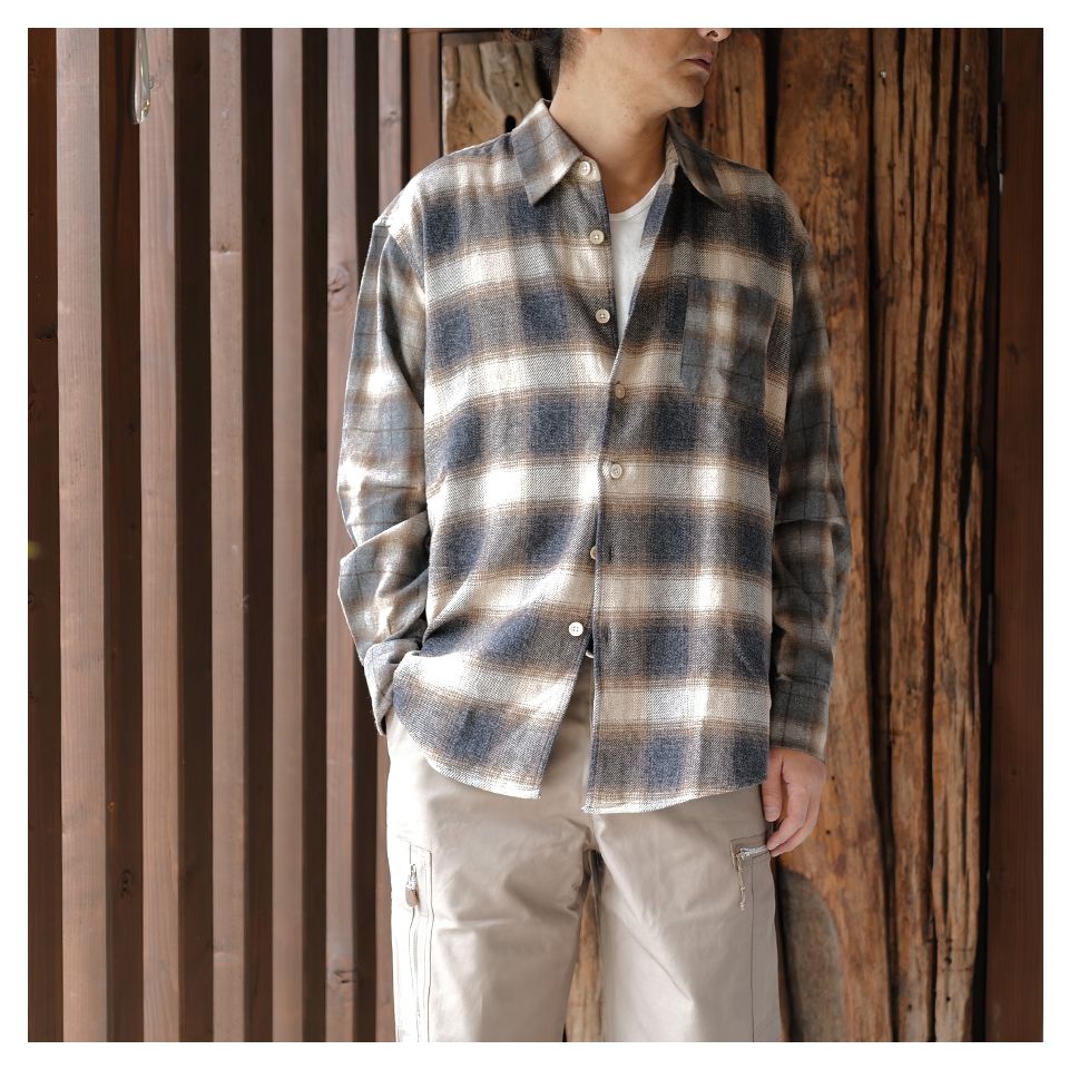 OUR LEGACY - ABOVE SHIRT Doyle Check Lagger Flannel | River