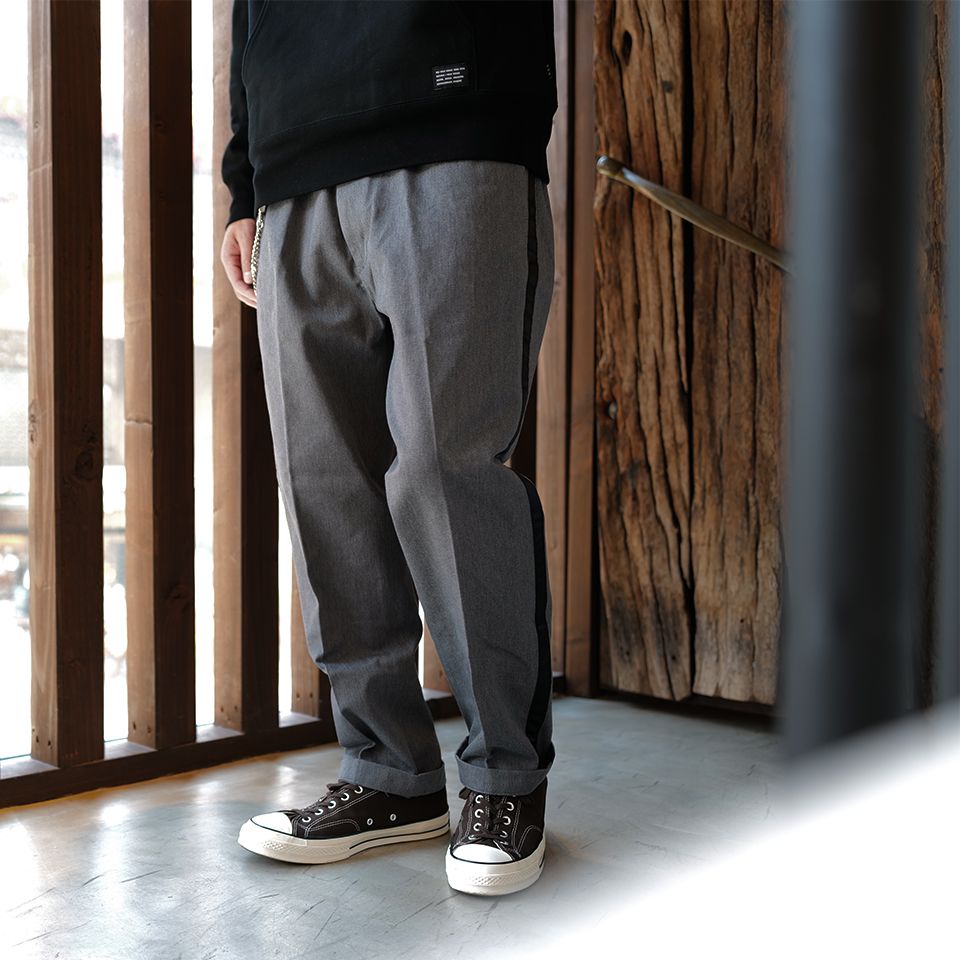 シークエル 21AW CHINO PANTS (TYPE-F) (SQ-21AW-PT-04) ストライプ