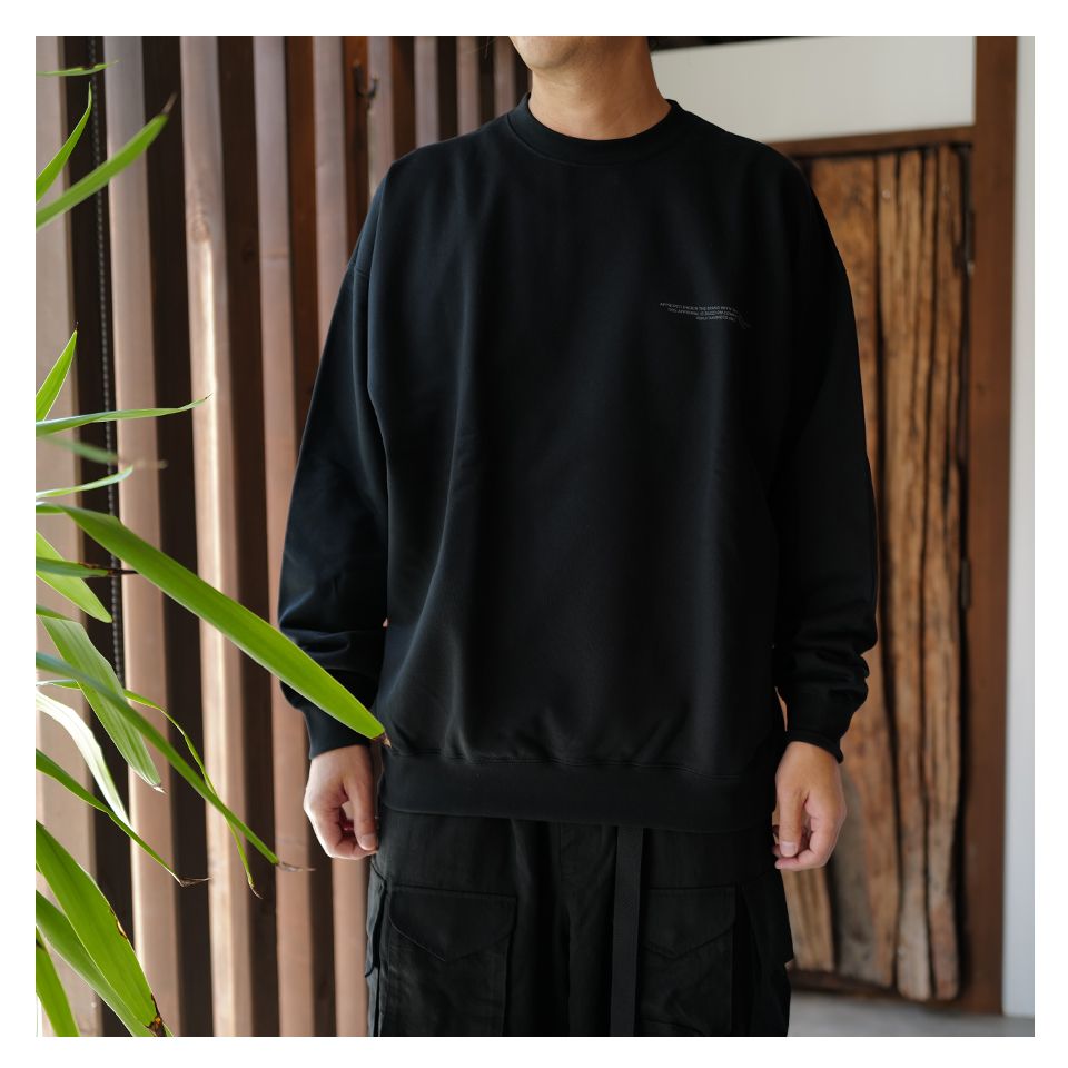 Y-3 - LOGO CREW Black | River