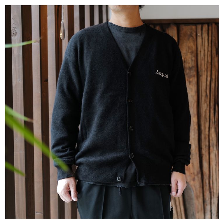 SEQUEL - SQ-24AW-KN-02 RACCOON KNIT CARDIGAN | River