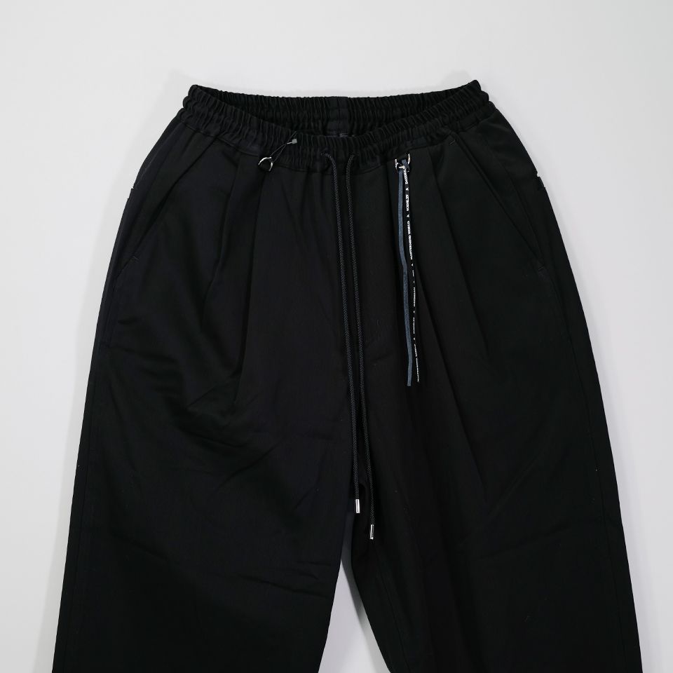 【MASTERMIND WORLD】 WIDE EASY PANTS  BLACK
