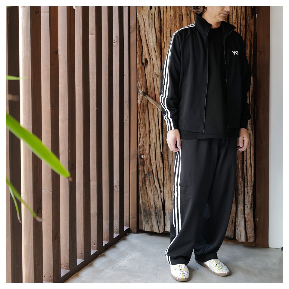 【関税込み】Y-3 ブラック 3-Stripes Track マキシスカート TRACK SKIRT Y-3│Y-3 ワイスリー