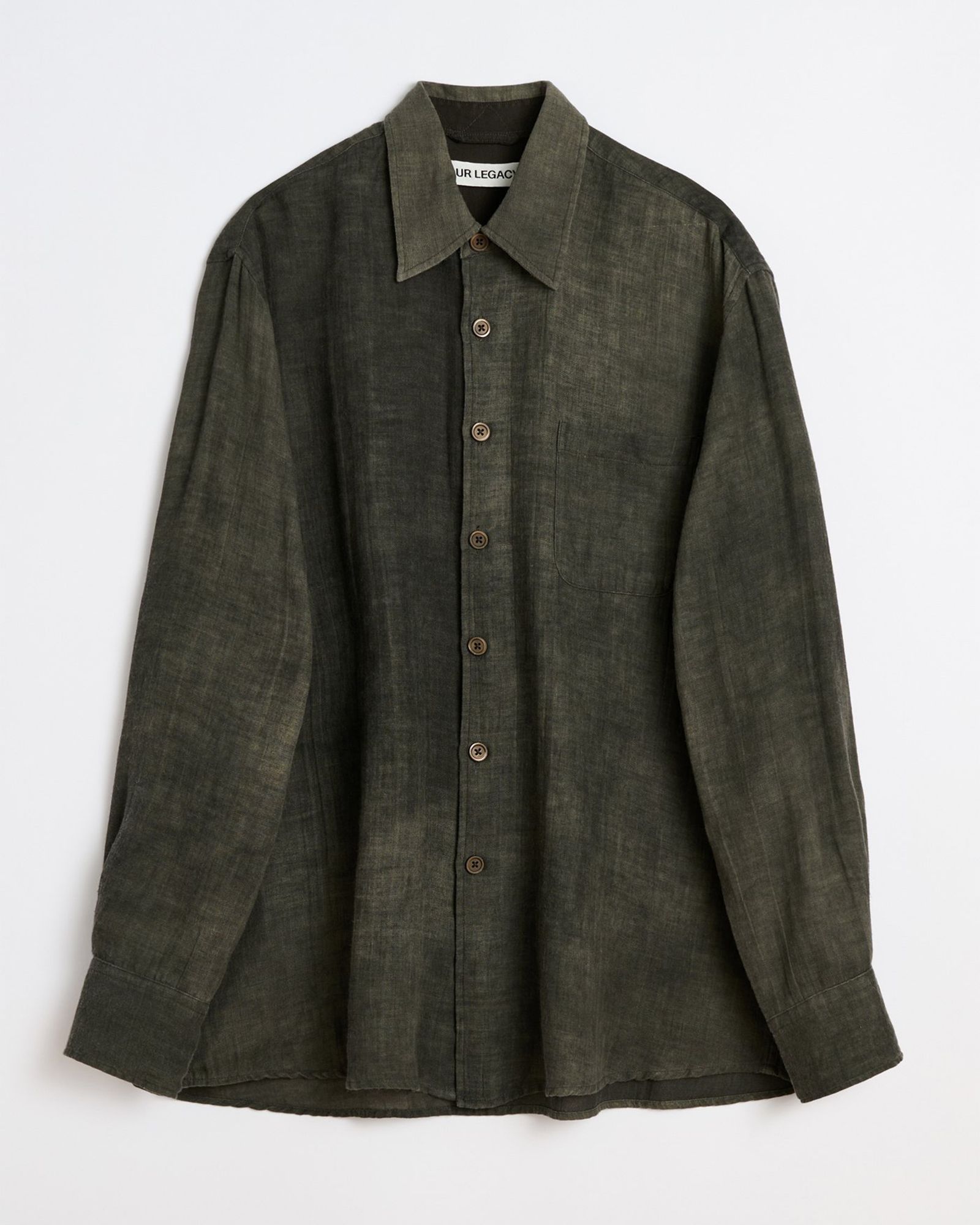 ABOVE SHIRT   Dark Cloud Sparse Cotton Wool