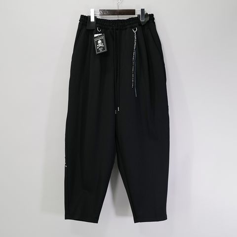 Last1 M 【mastermindJAPAN】 JERSEY WIDE FIT TROUSERS  BLACK