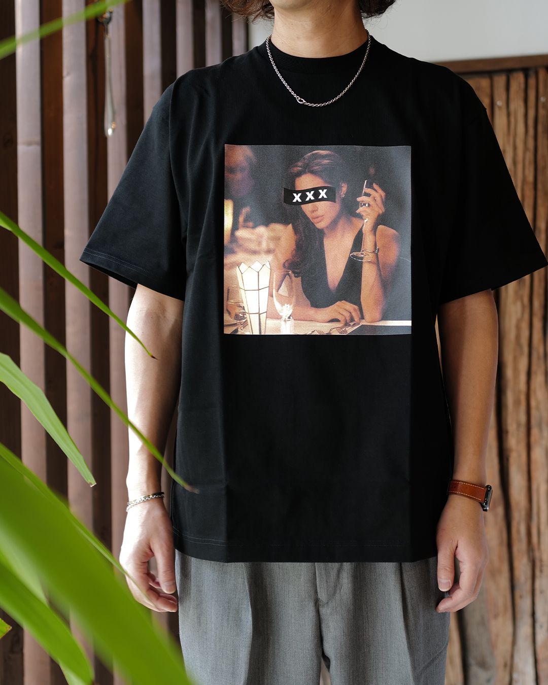 GX-A26-ST-07   T-SHIRT  BLACK