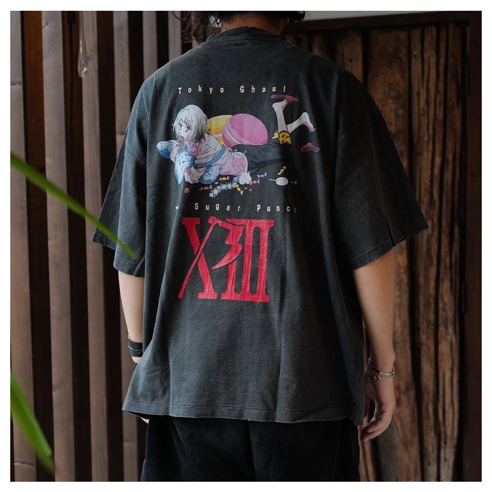 しゅっちゃ THE SUGAR PUNCH - 東京喰種 S/S T-Shirt (JUZO) Black | River