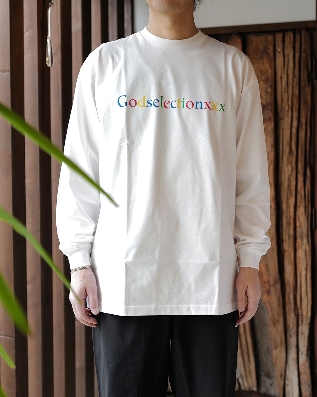GX-A26-LT-05   LONG SLEEVE T-SHIRT   WHITE