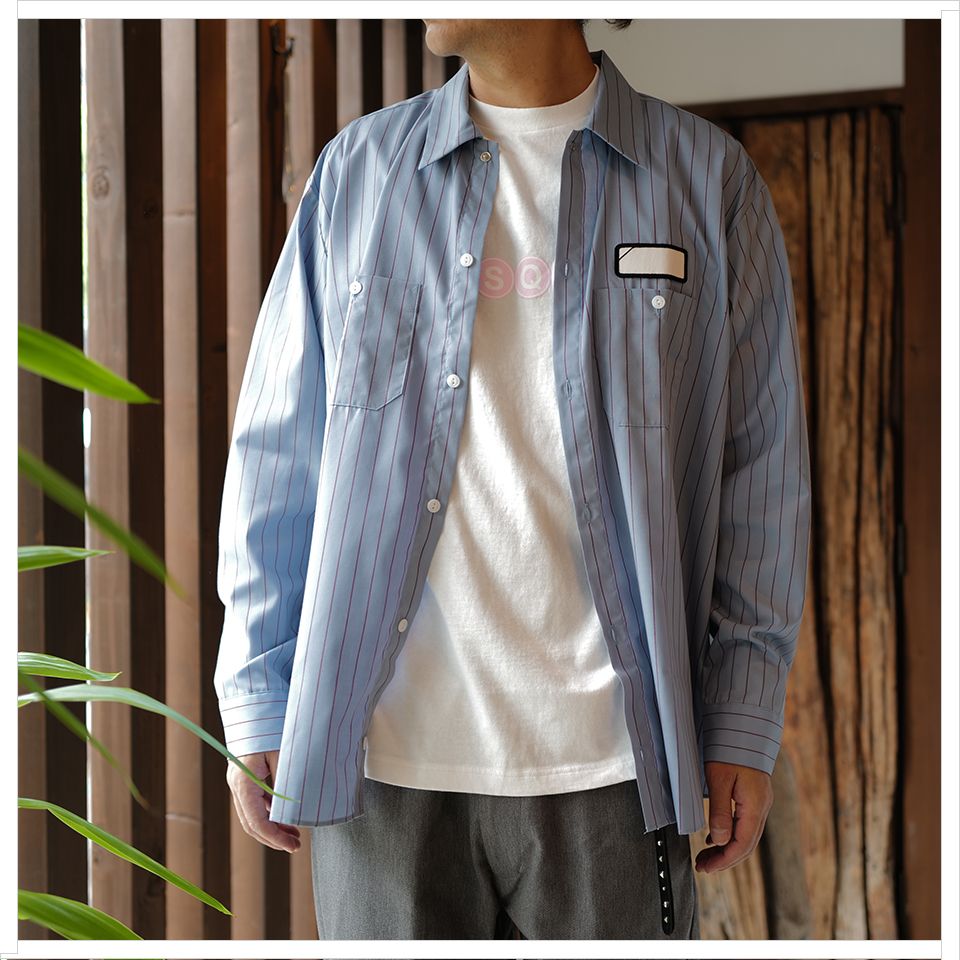 【Last1 L】SQ-24AW-ST-01 T-SHIRT  WHITE x PINK