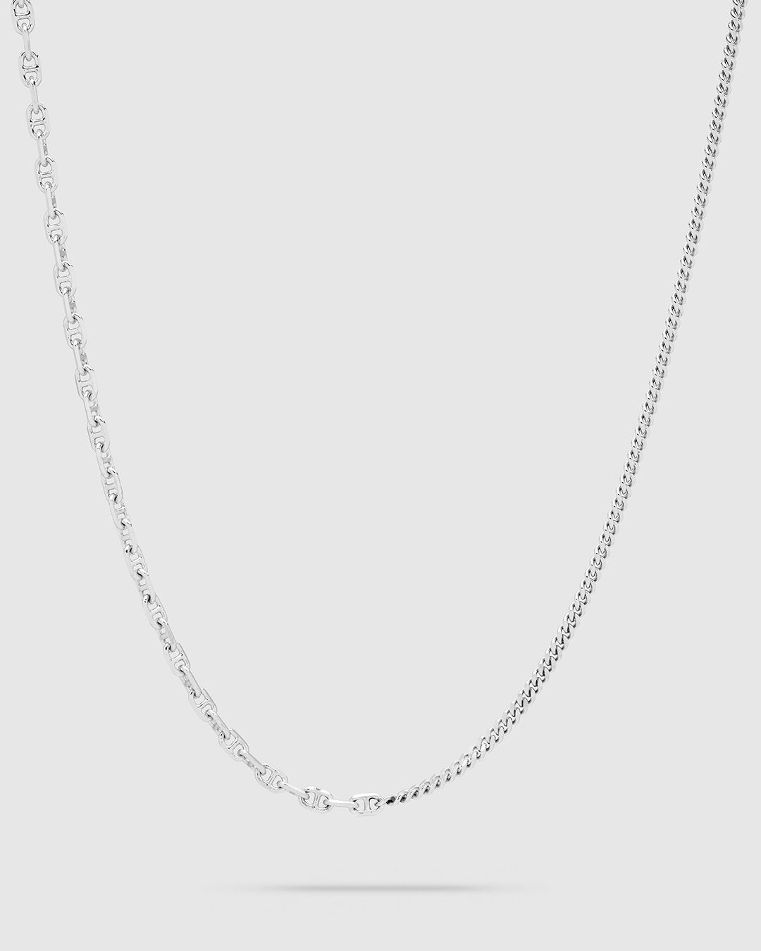 Rue Chain 20.5Inch(52.07cm) / ルー・チェーン ネックレス / 925スターリングシルバー / ホワイトロジウムメッキ (ユニセックス)