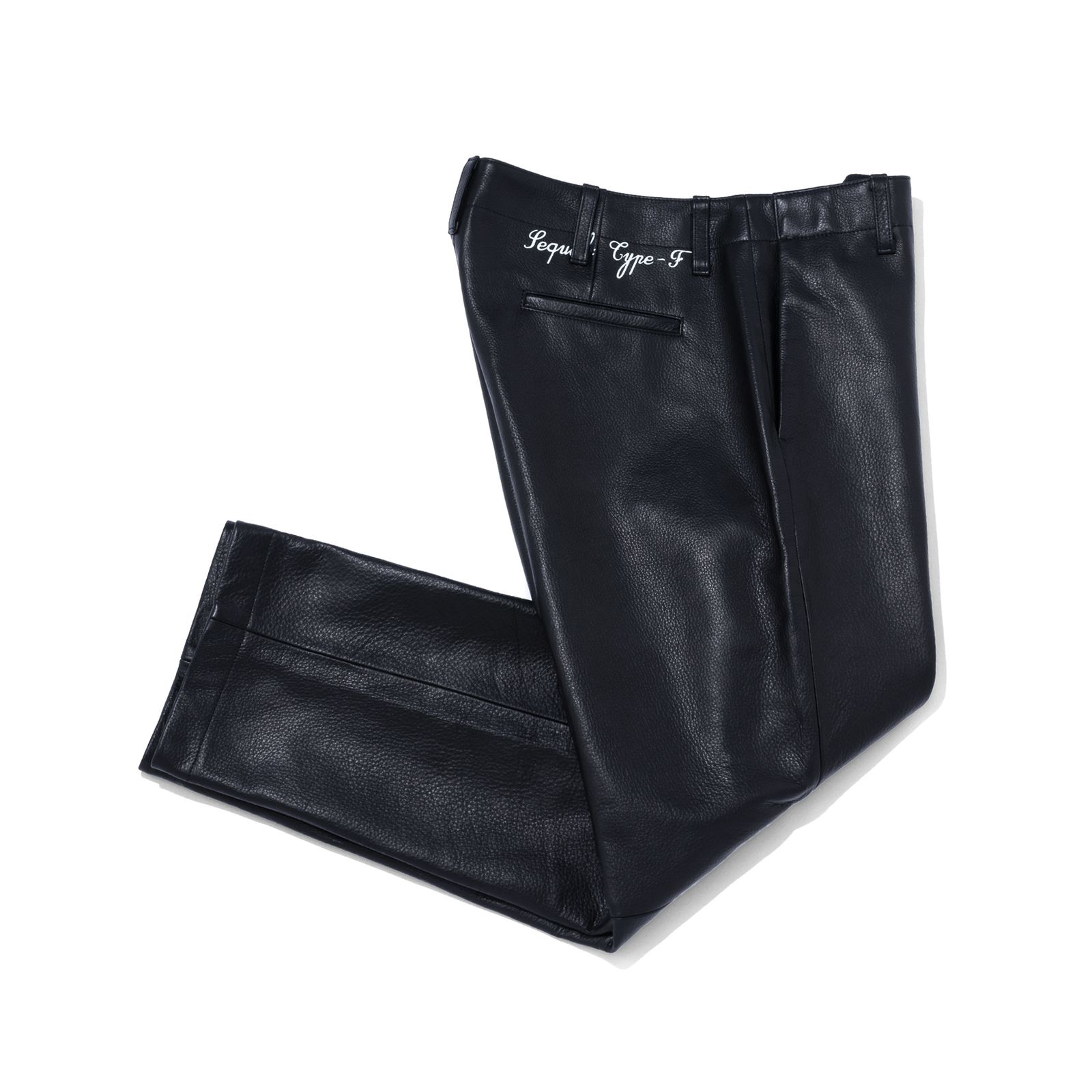 LEATHER PANTS (TYPE-F)  Black