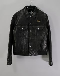 Western Jacket -ウェスタン ジャケット- 【Tight-Fit】   (シープレザー / 裏地:ブラックニット ) Black