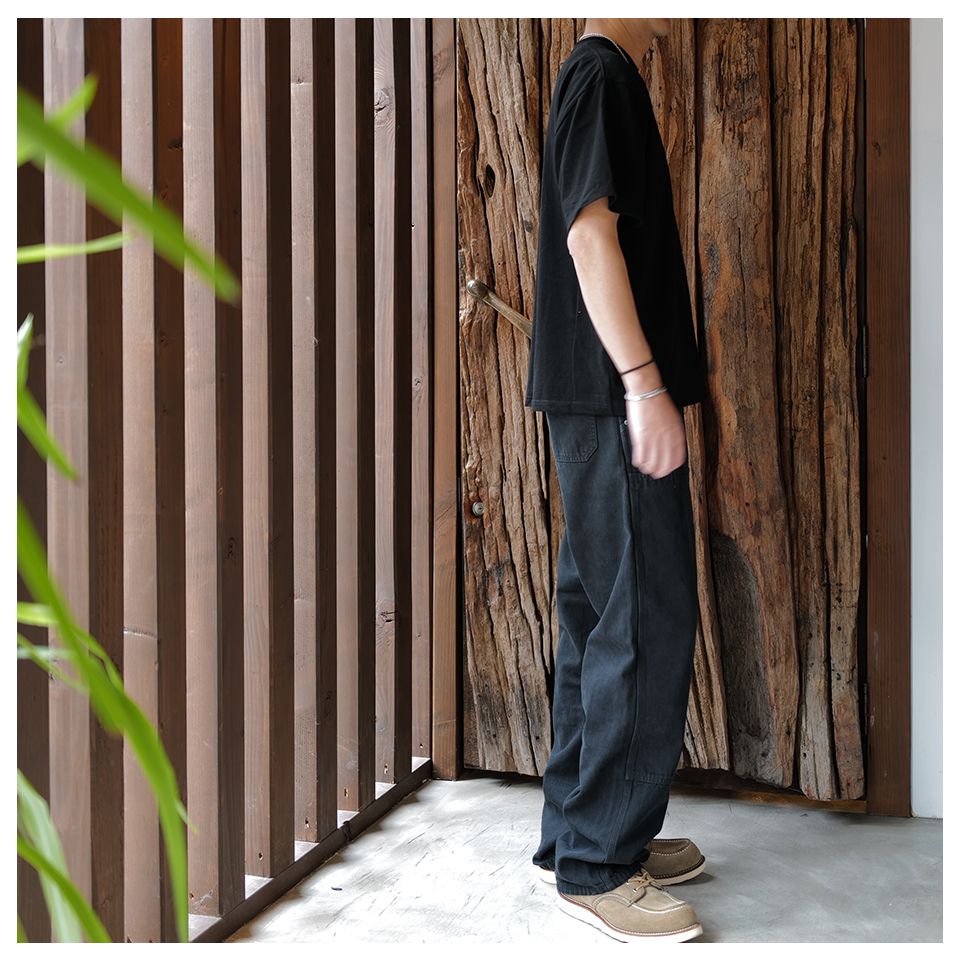 【MIYAGI HIDETAKA】 MH029 Work Pants BLACK