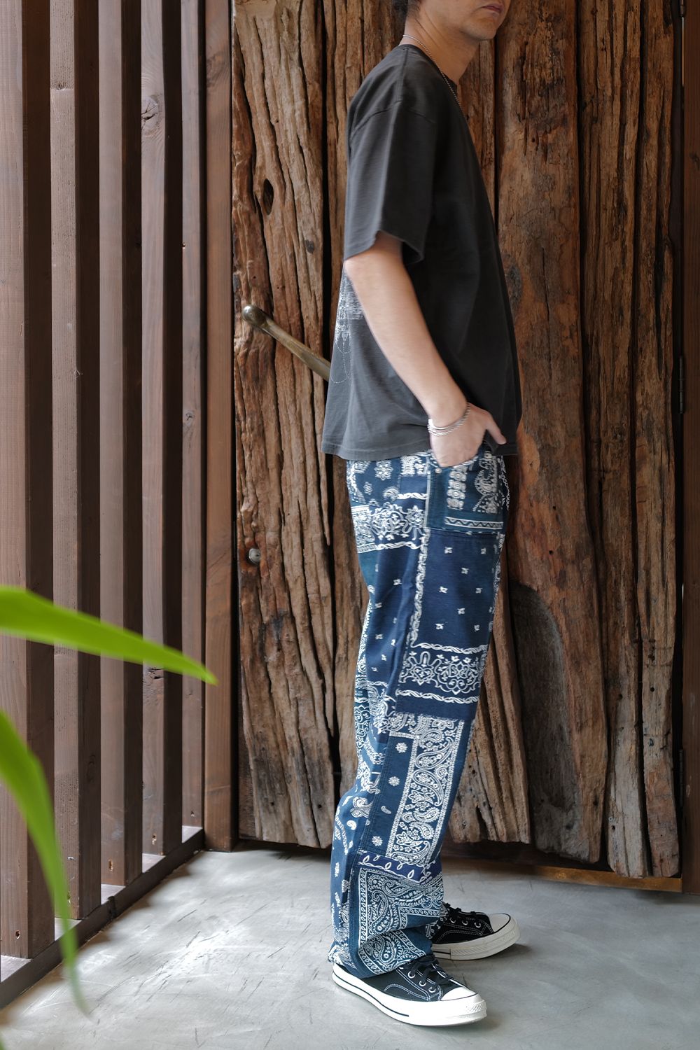 【MIYAGI HIDETAKA】 Bandana pants