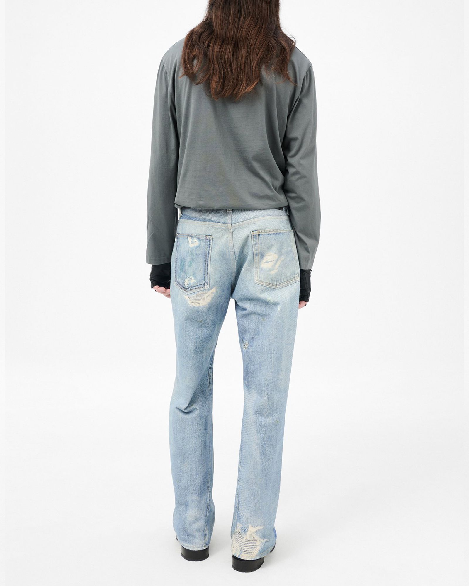 【LAST1 Size32】 THIRD CUT   Digital Denim Print