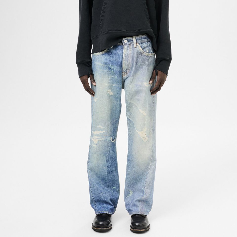 OUR LEGACY - THIRD CUT Digital Denim Print | River