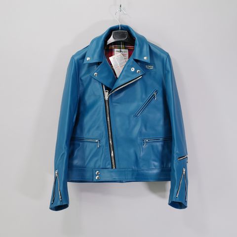 Cyclone -サイクロン- 【Tight-Fit】   (ホースレザー / 裏地:タータンチェック/) VintageTurquoise