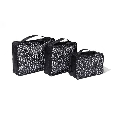 GX-S24-GD-07  ORGANIZER POUCH SET  BLACK
