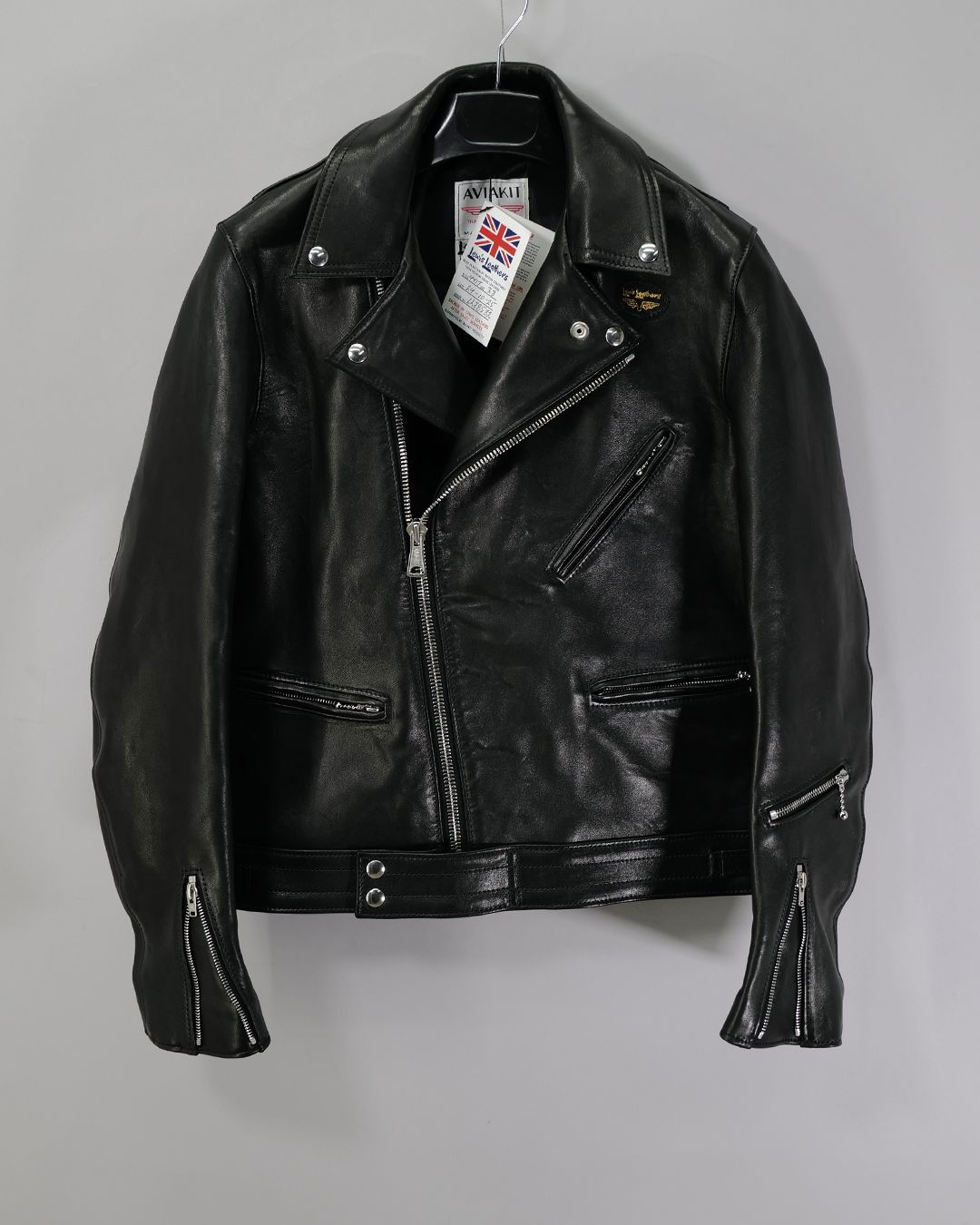 Cyclone -サイクロン- 【Tight-Fit】   (シープレザー / 裏地:ブラックニット)Black