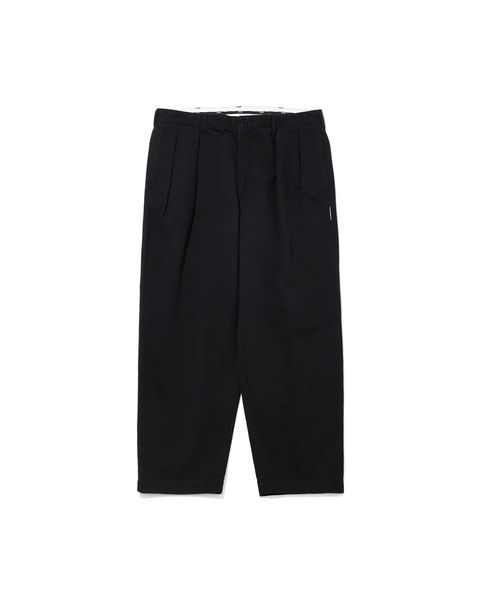 SQ-26AW-PT-01 TUCK PANTS (TYPE-POLO)  [BLACK]