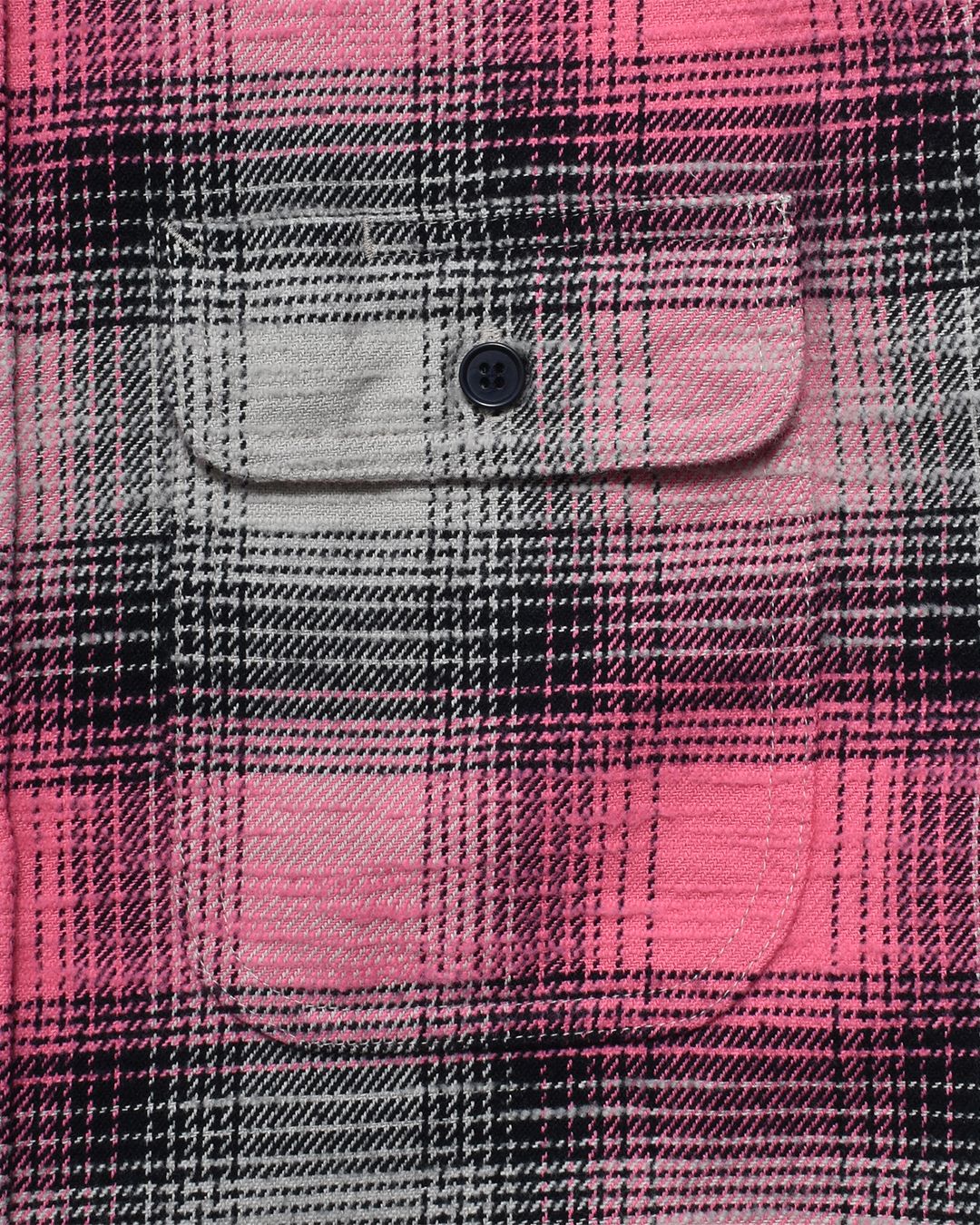 Heavy Cotton Flannel Ombre Work Shirt   PNK