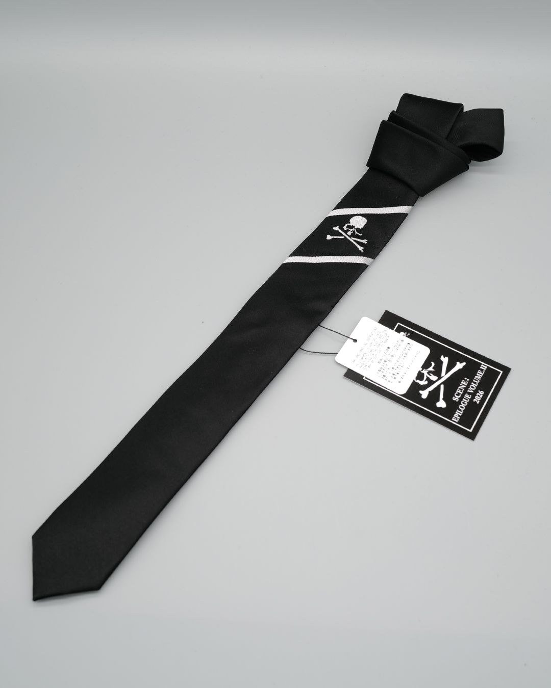 【MASTERMIND WORLD】 SKULL TIE BLACK