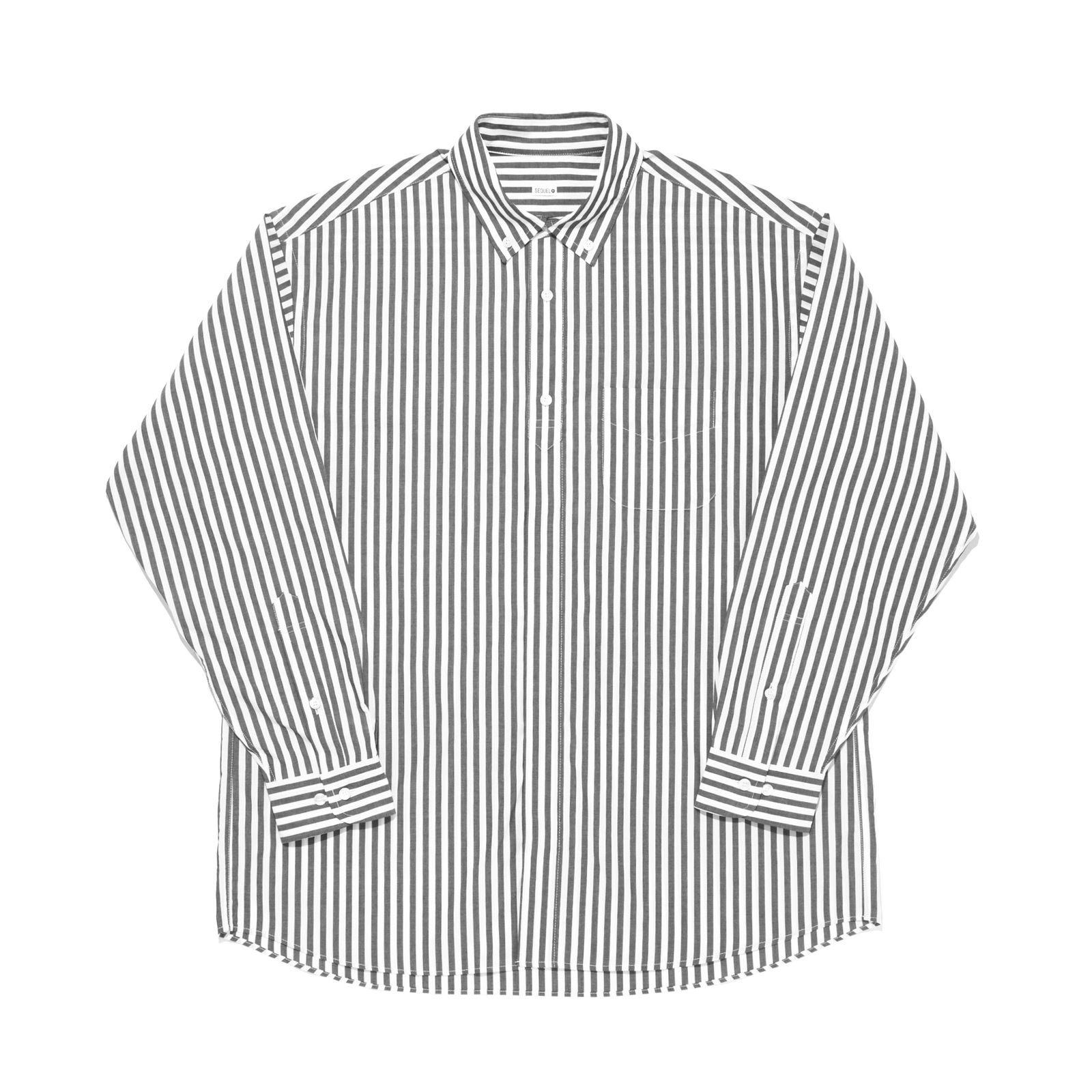 FLY FRONT SHIRT Black