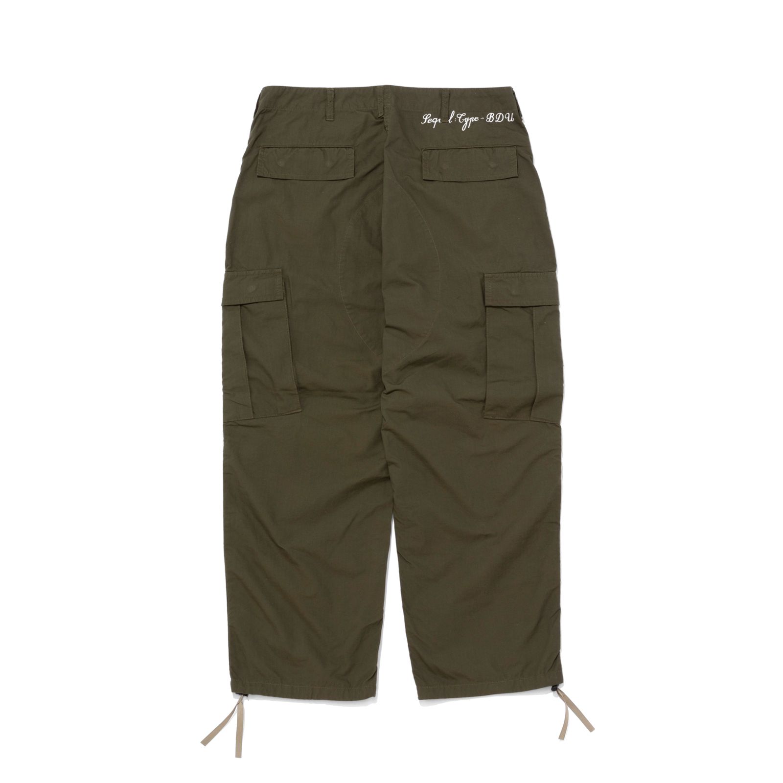 2024AW DD ラクガキ カモ パンツ02.160 SEQUEL - SQ-25SS-PT-10 BDU PANTS (TYPE-BDU) OLIVE | River