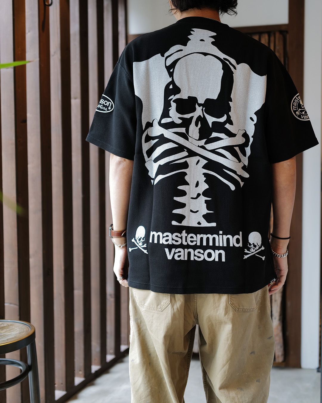【MASTERMIND WORLD】 xVANSON  THERMAL SS TEE REGULAR FIT