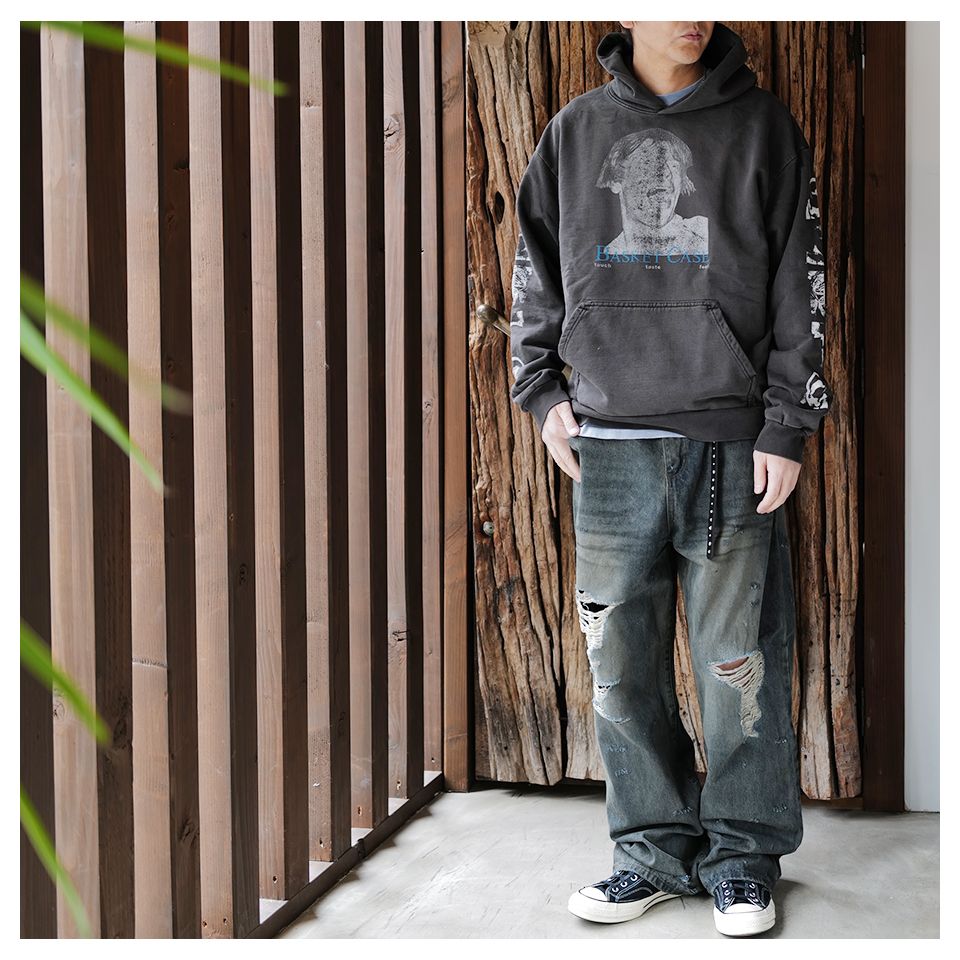 Basketcase - LAX BAGGY DENIM, junkyard wash | River Basketcase - LAX BAGGY DENIM, junkyard wash | River