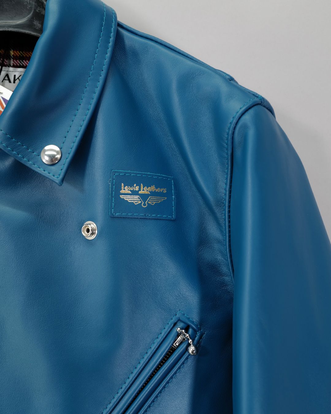 Cyclone -サイクロン- 【Tight-Fit】   (ホースレザー / 裏地:タータンチェック/) VintageTurquoise