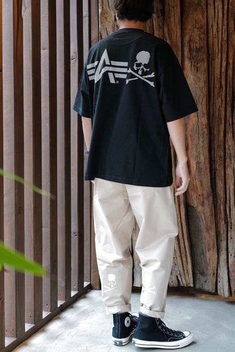 MASTERMIND WORLD x ALPHA INDUSTRIESコラボTシャツ