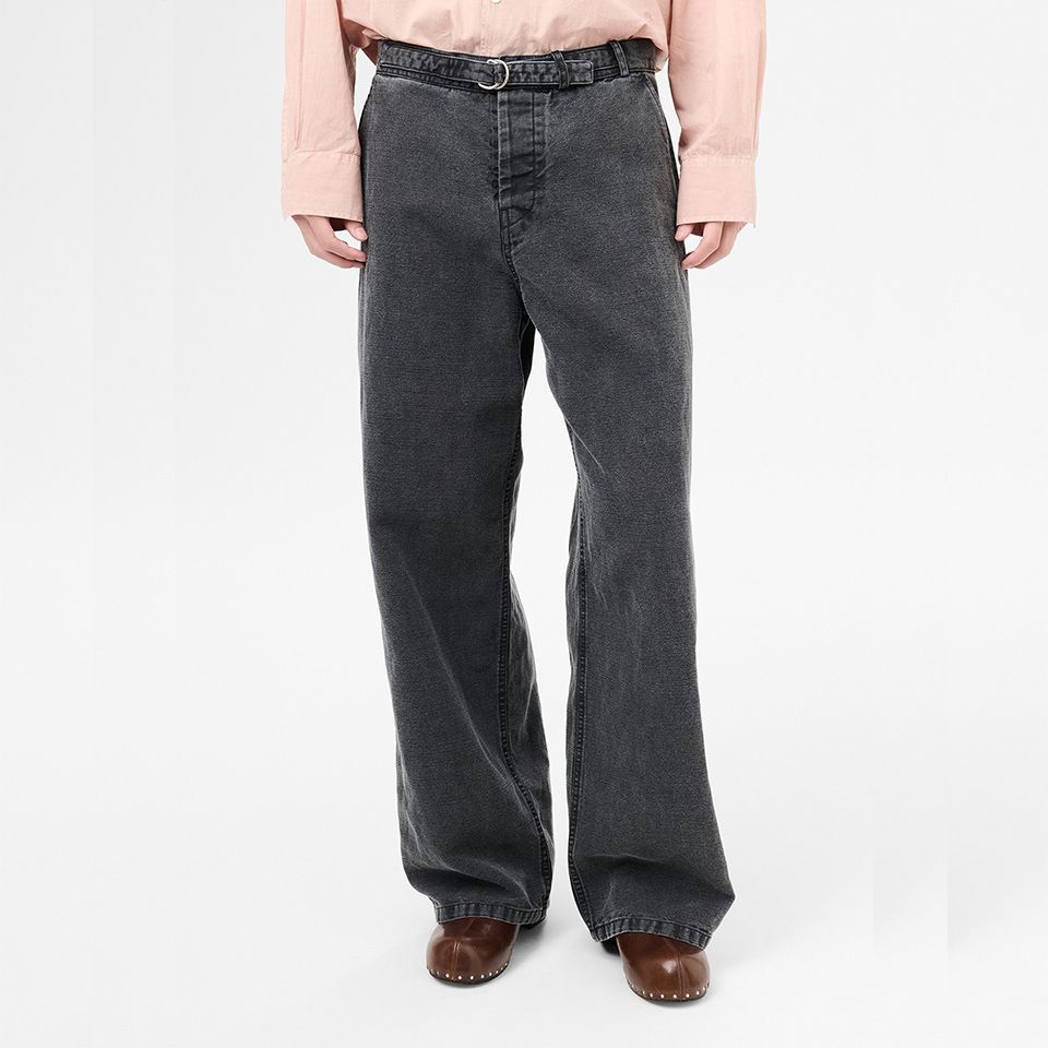 OUR LEGACY - STERN CHINO Black Enzyme Canvas | River