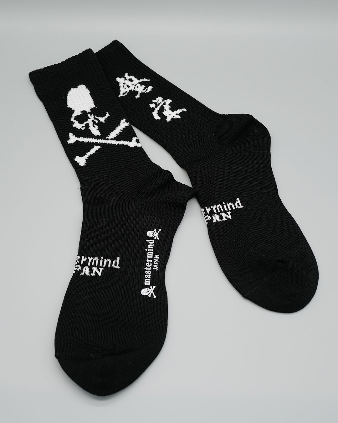 【mastermind JAPAN】 STITCH CREW SOCKS  BLACK