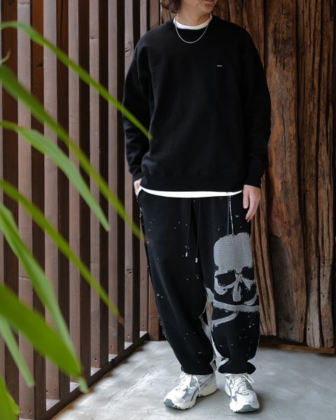 MASTERMIND WORLD : CUT-OFF SWEATPANTS