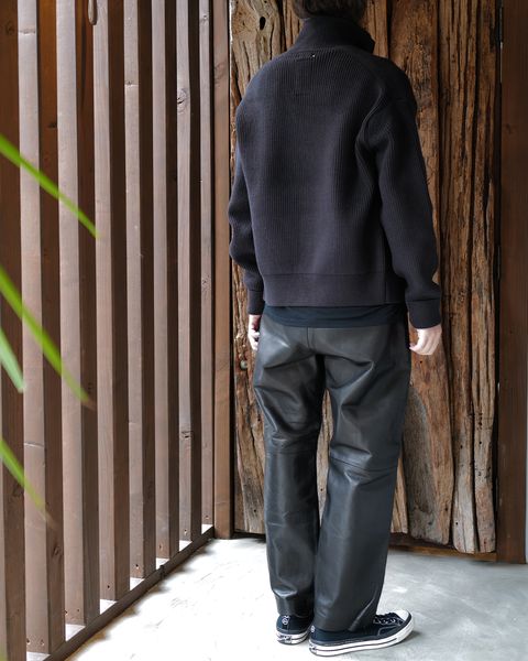 SEQUEL -TypeF- COW LEATHER PANTS