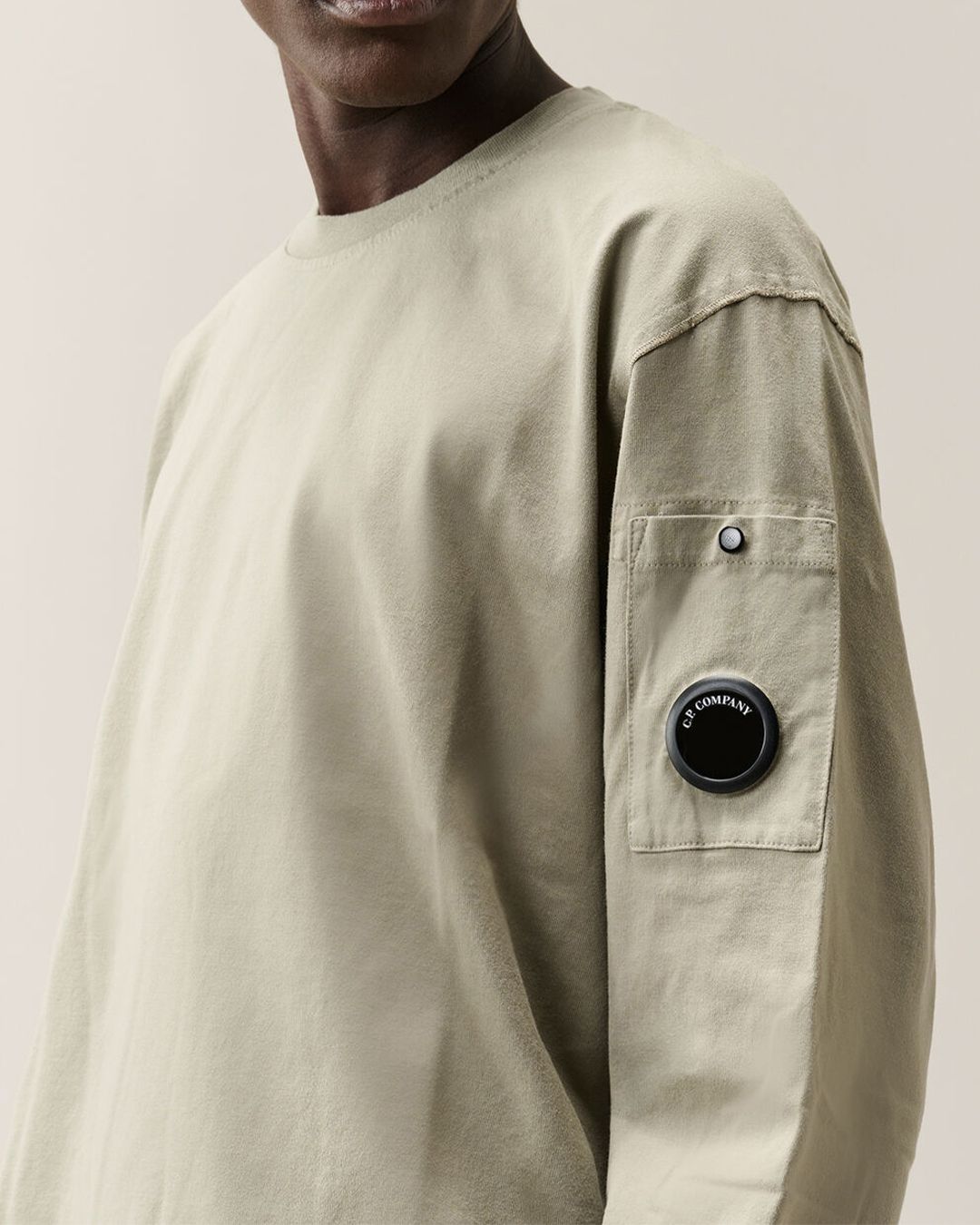 30/2 Mercerized Jersey Twisted Long Sleeve Lens T-Shirt FALLEN ROC.