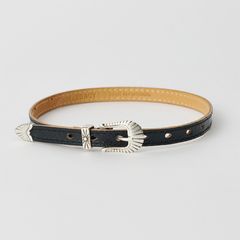 COWBOY WRAP AROUND  Deep Black Leather