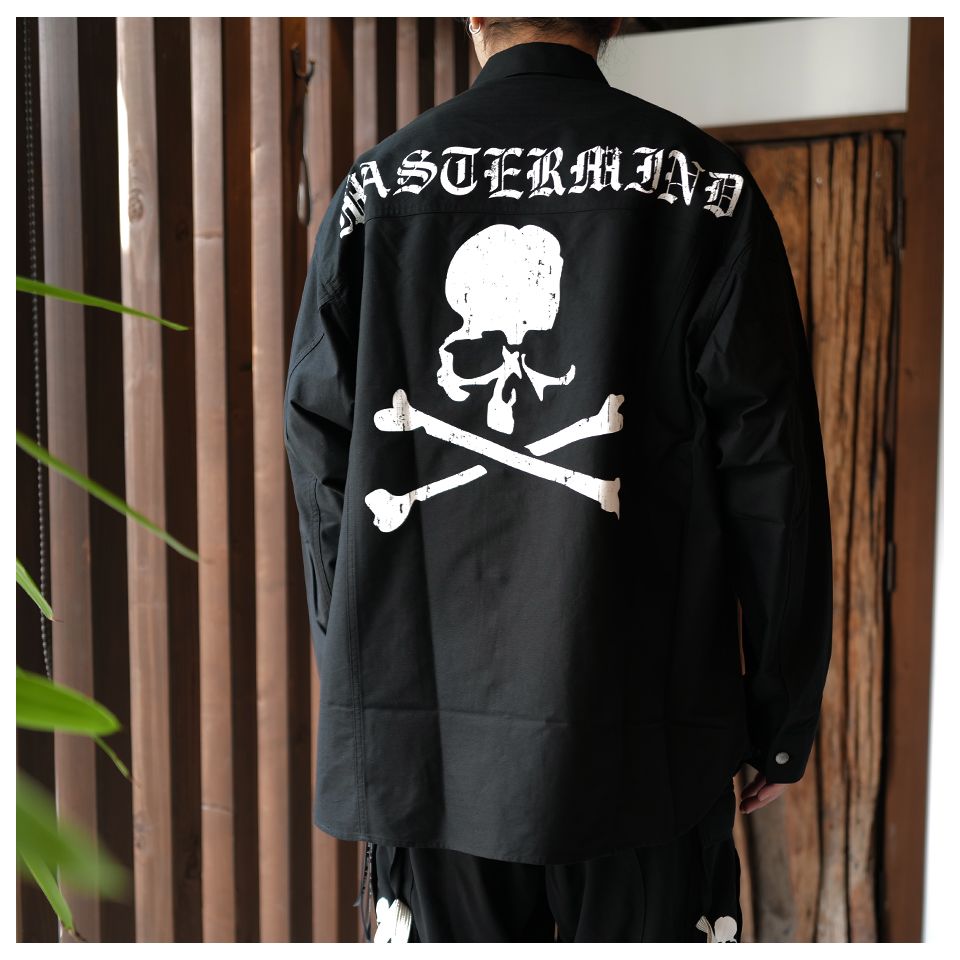 mastermind japan 長袖シャツ M mastermind JAPAN - 【mastermindJAPAN】 LS OXFORD SHIRT BLACK
