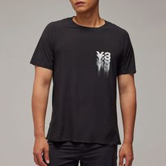 M RUN SS TEE  Black