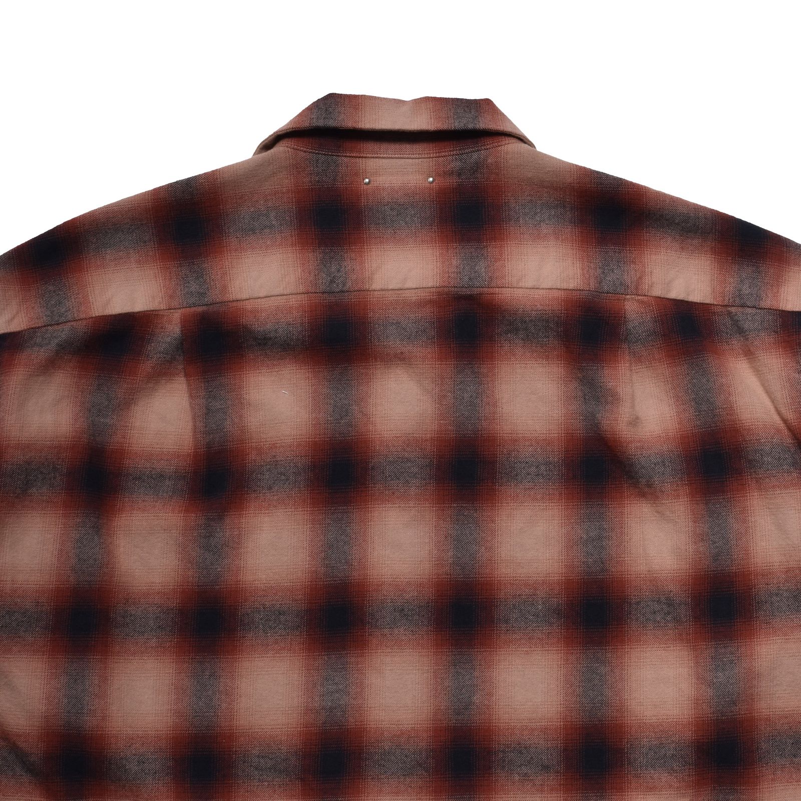 C.Flannel Ombre Open Collar SH  RPT